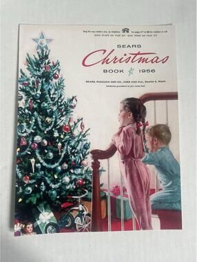 Sears Wish Book 1956 Cover High Quality Paper PRINT Christmas XMAS 8.5" x 11"